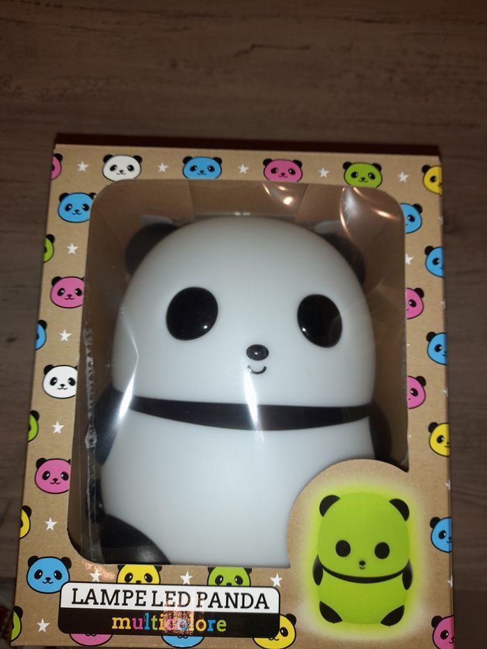 Lampe chevet panda neuve - photo numéro 2