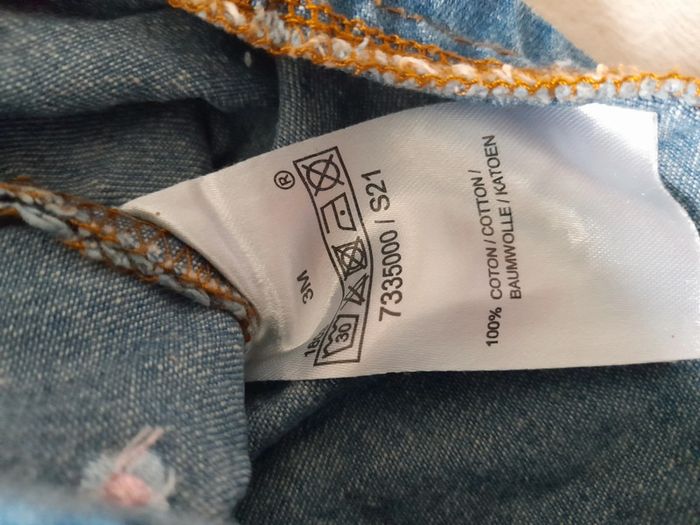 Robe en jean t 3 mois - photo numéro 2