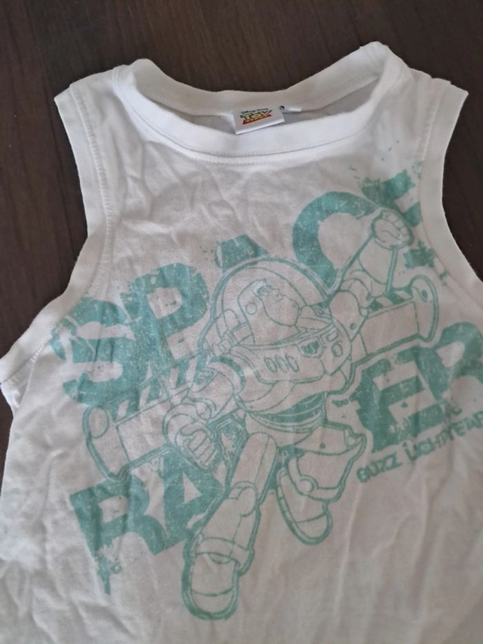 Tshirt 8 ans sans manche buzz l'éclair - photo numéro 2