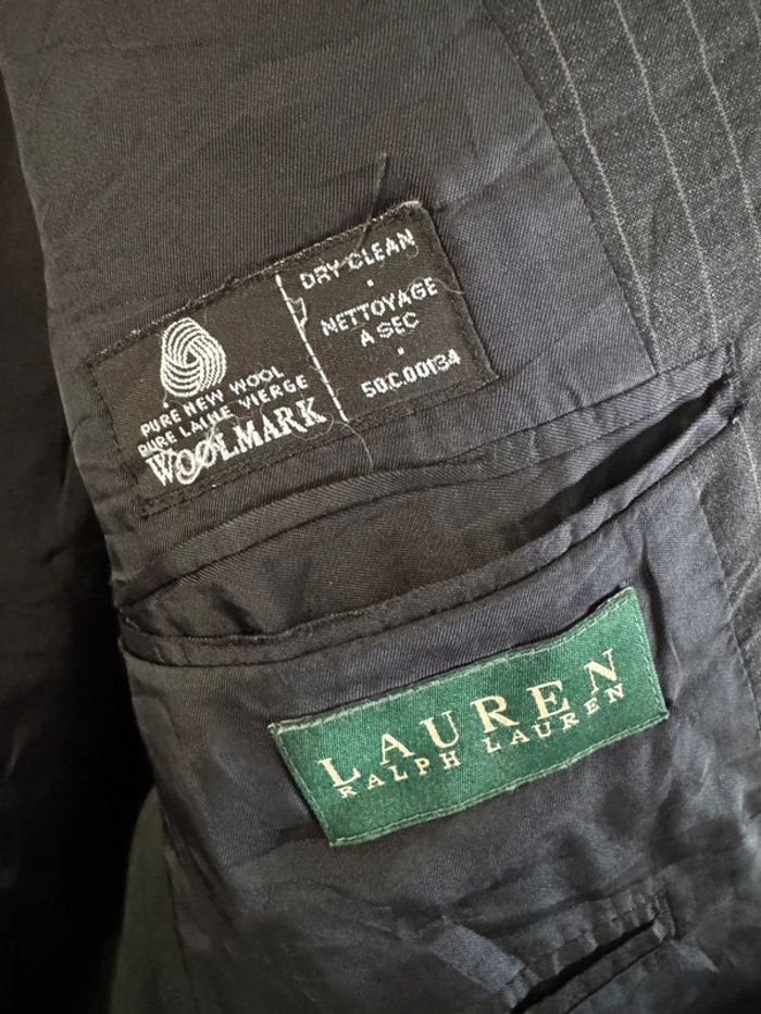 Veste blazer pure laine vierge Ralph Lauren taille 44 - photo numéro 2