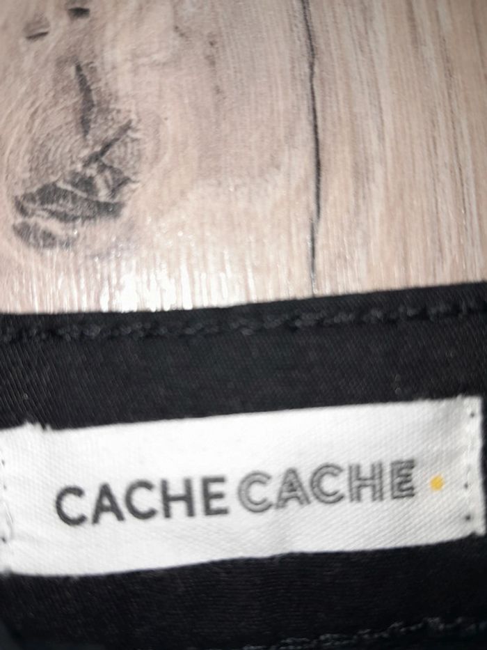 Jupe noire Cache Cache t.38 - photo numéro 3