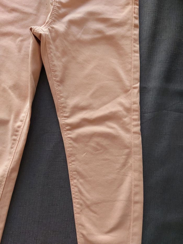 Pantalon skinny Kiabi 7 ans rose clair - photo numéro 6