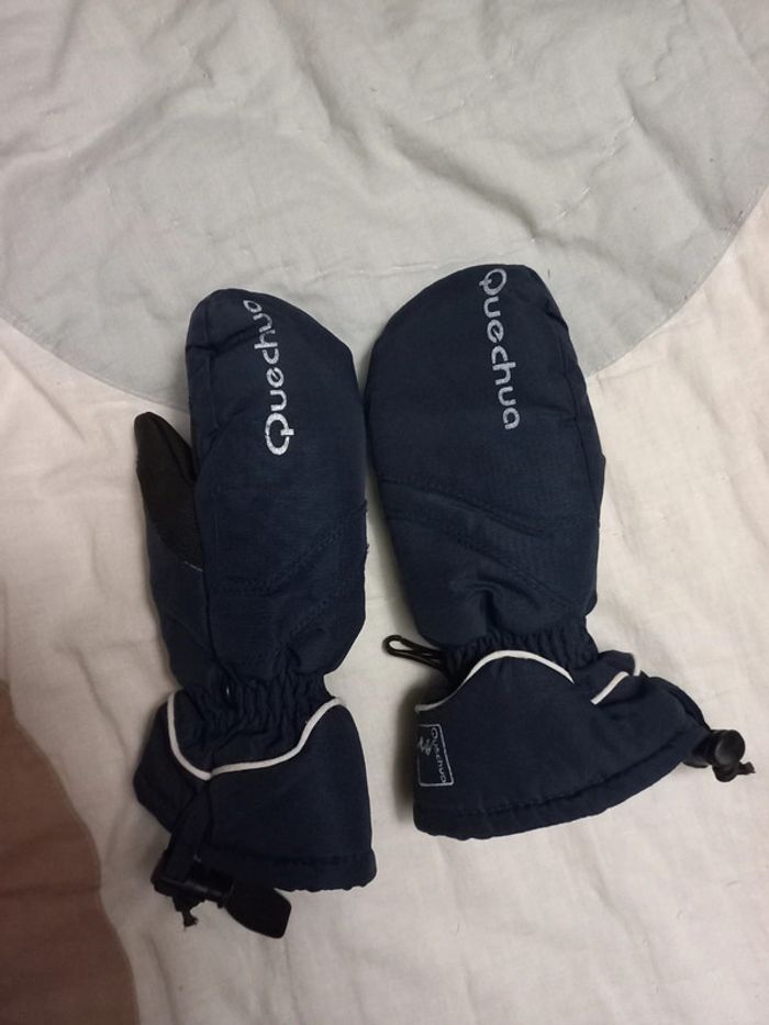 Moufles de ski bleu 6 ans