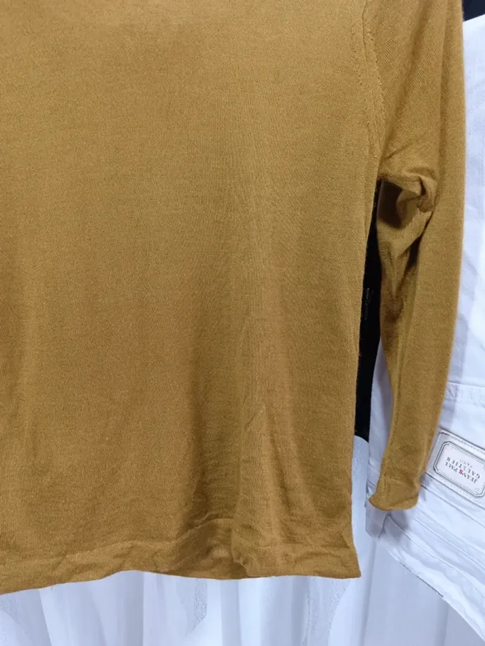 Yves Saint Laurent "Pull fi' vintage moutarde" t. 34/36 - photo numéro 4