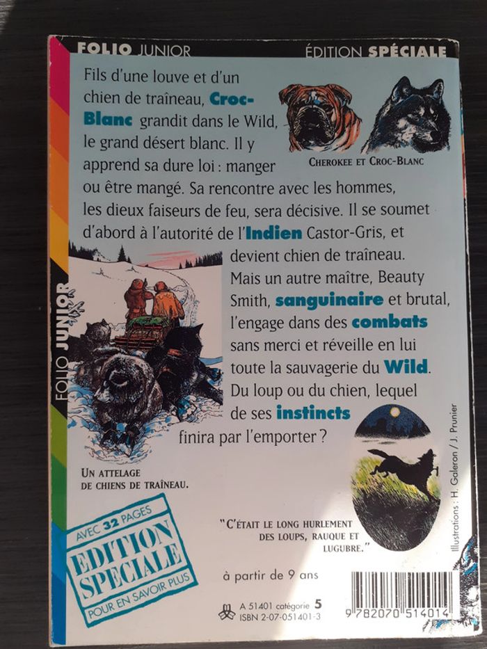 livre "Croc Blanc" - photo numéro 2