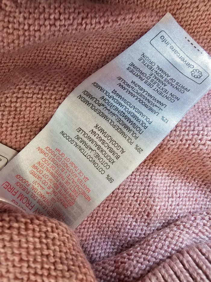 Robe pull sergent major rose - photo numéro 3