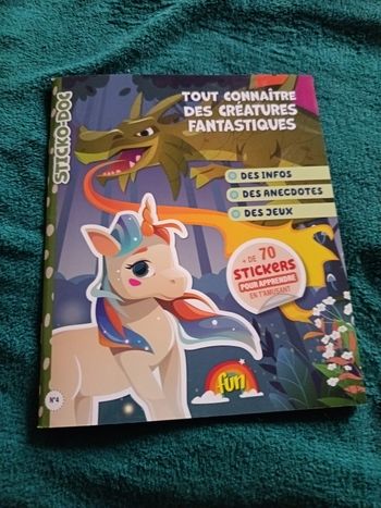 Livret avec stickers 