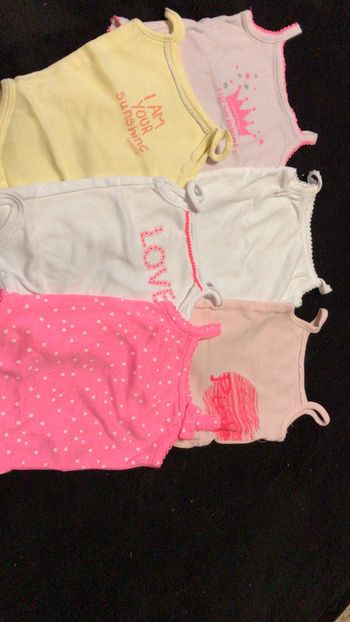 Lot de 6 bodys 3 mois