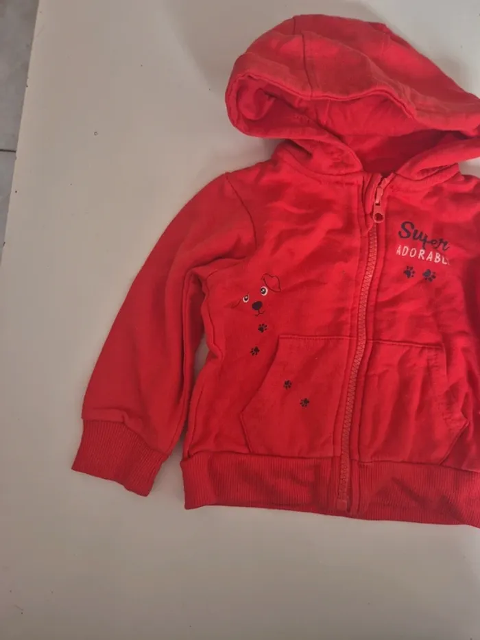Gilet à capuche 12 mois - photo numéro 2