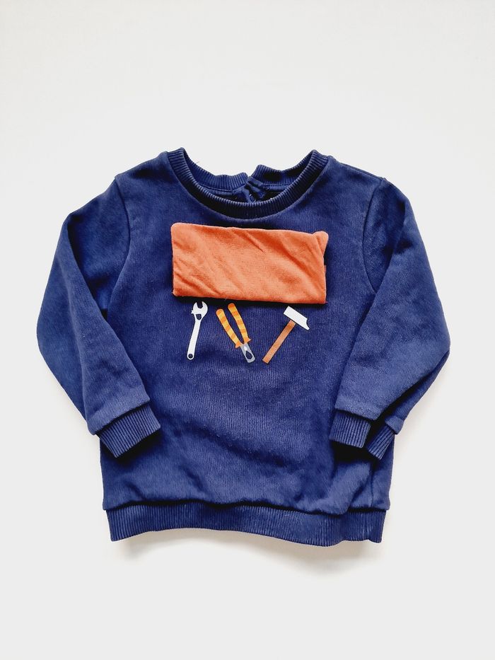 Mango Kids - Sweat manches longues - Let Me Get My Tools (18 mois) - photo numéro 2