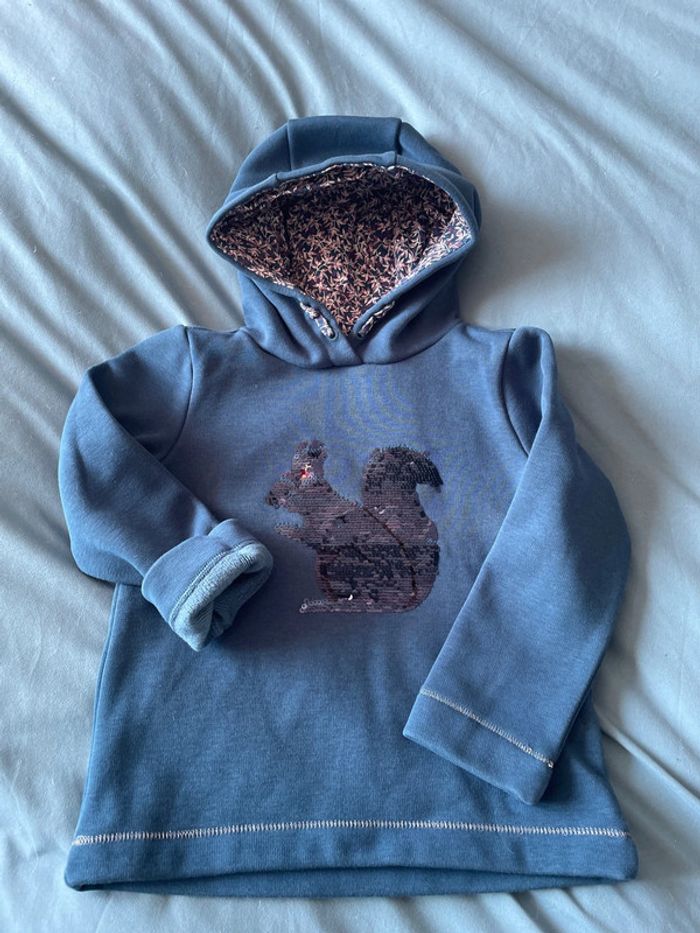 Sweat-shirt capuche sergent major 3 ans