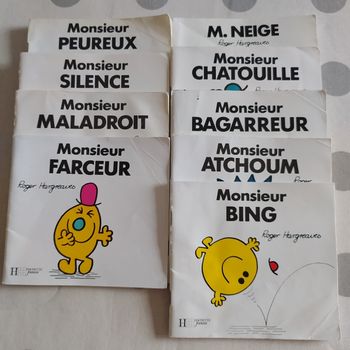 Livres enfant : lot de 9 Monsieur Madame 