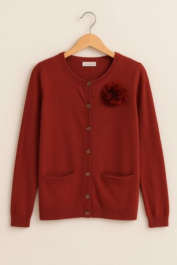 Gilet bordeaux la redoute Kids taille 8 ans