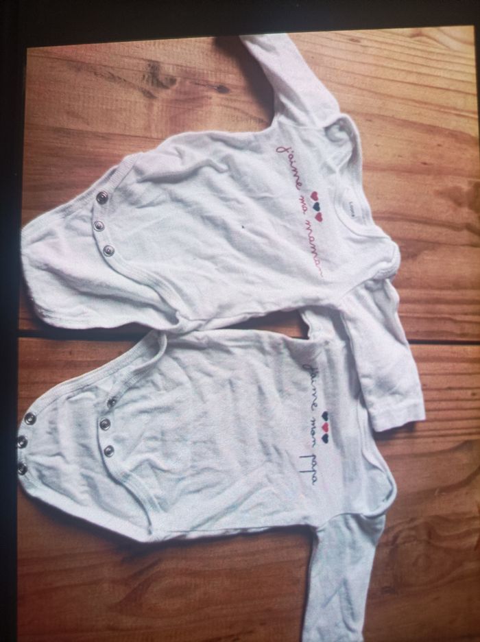 Lot de bodies bébé fille - photo numéro 4