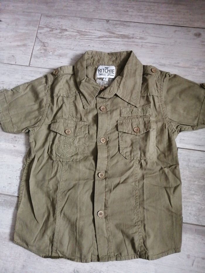 Chemise t 6 ans