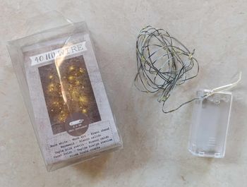 Lot 10 guirlande 40 led blanc chaud neuve