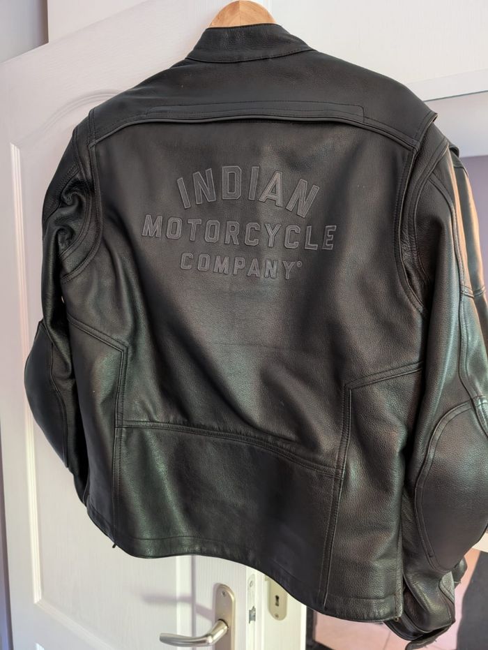 Blouson de moto cuir Indian Beckman M (L français) - photo numéro 2