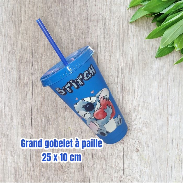 Grand gobelet à paille stitch Disney
