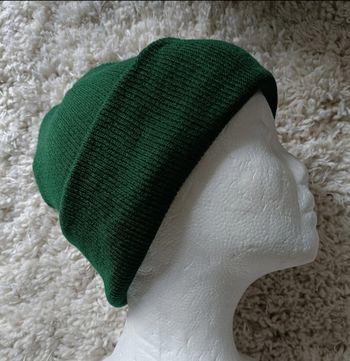 Bonnet vert milano en 100% laine, taille unique