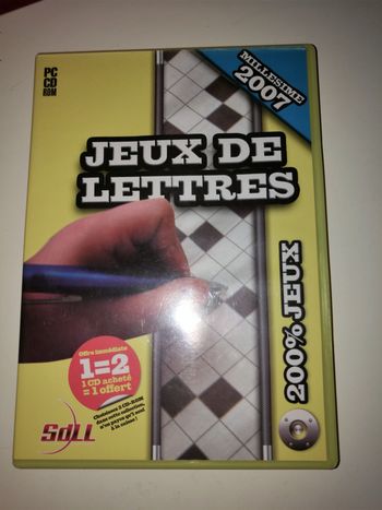 Jeux de lettres sur Pc millésime 2007