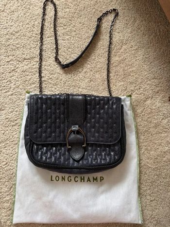 Sac Longchamp cuir Amazone avec Dustbag d’origine