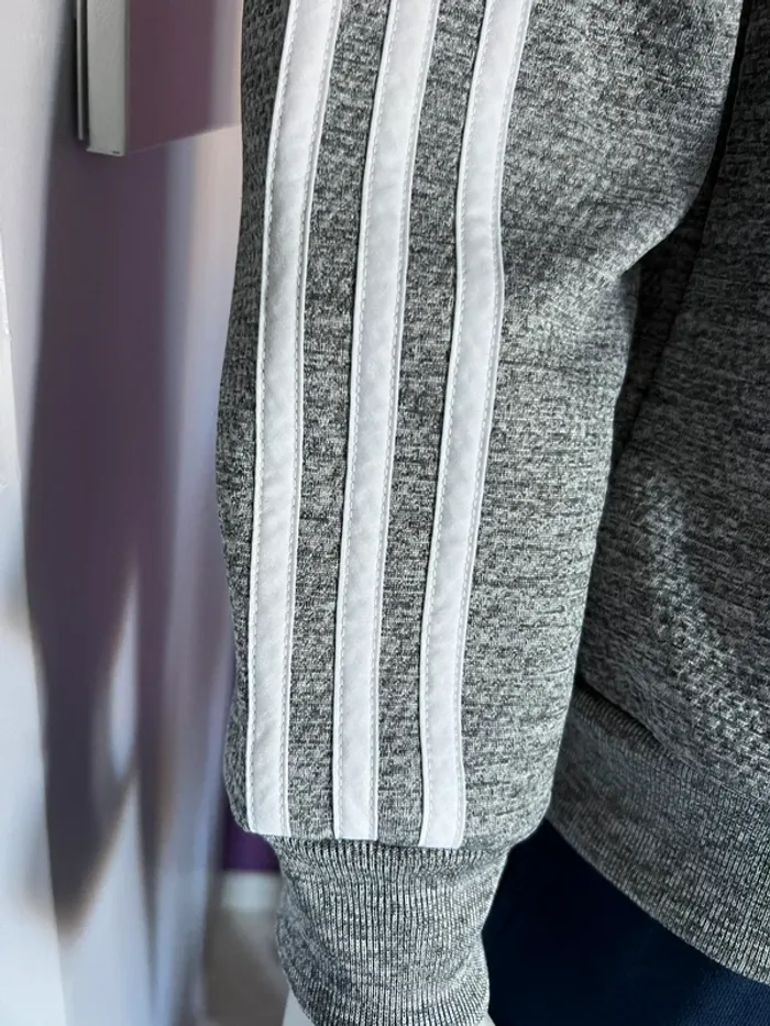 Crewnek Sweat Adidas Gris Taille M - photo numéro 6