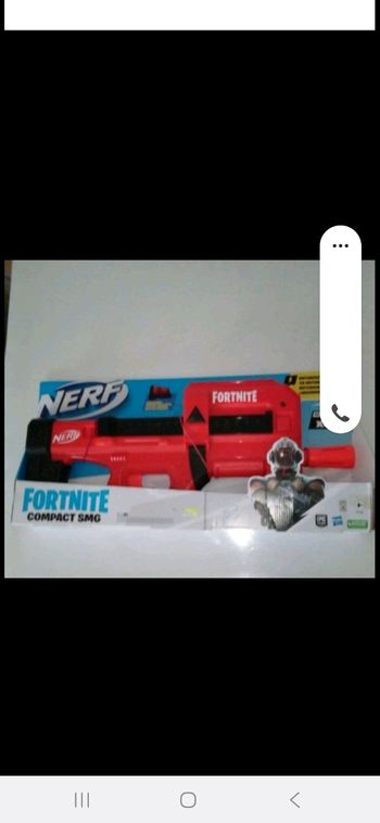 Nerf fortnite compact smg