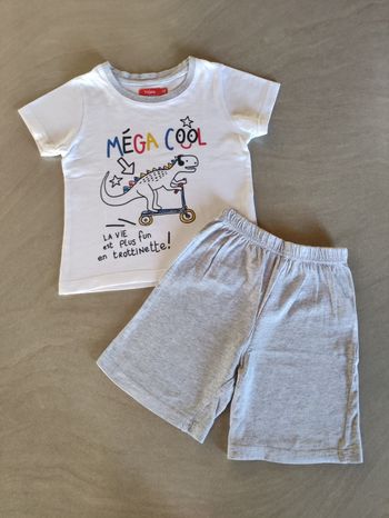 Pyjashort trotinette Tissaia 3 ans