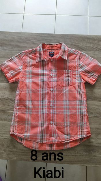Chemise manches courtes 8 ans Kiabi
