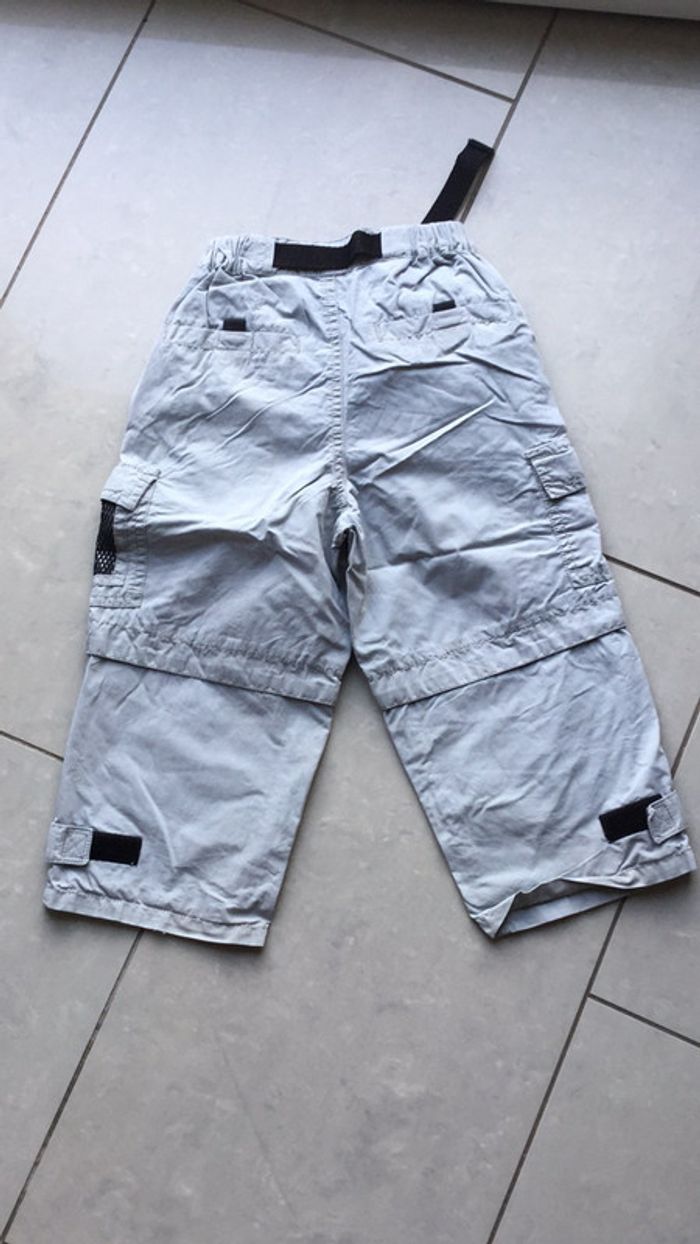 Pantacourt gris bleuté 3 ans LOGG Sport - photo numéro 3