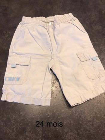 Short gris 24 mois