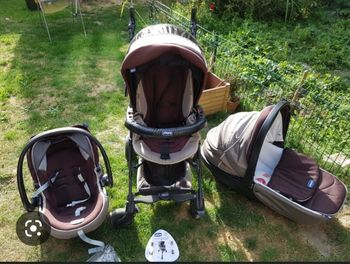 Poussette trio