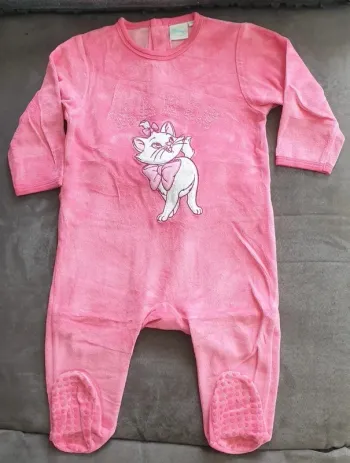 Pyjama velours Marie Disney 12 mois