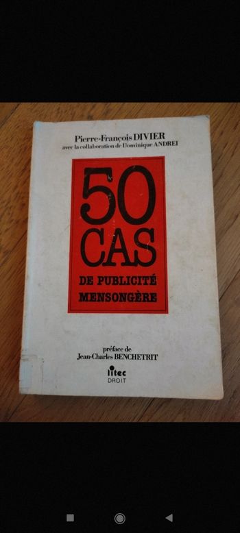 50 cas de publicité mensongère