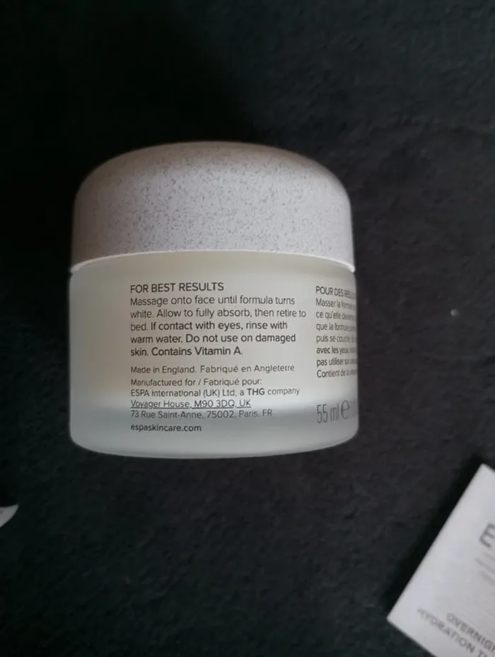 Espa overnight hydratation therapy - photo numéro 3
