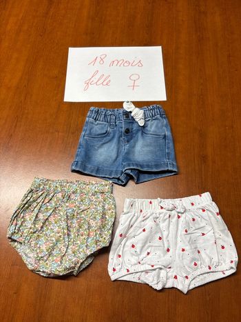 Lot de 3 shorts