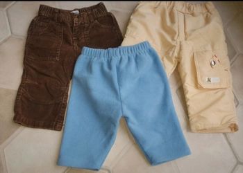 Lot de 3 pantalons bien chaud 🌨