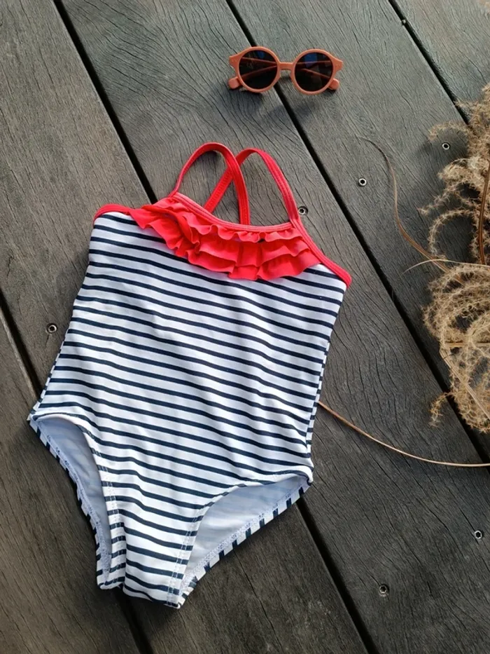 Maillot de bain marinière 1 pièce 12 mois - photo numéro 8