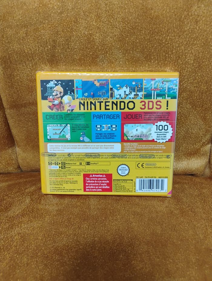 Super Mario Maker Nintendo 3DS neuf sous blister - photo numéro 2