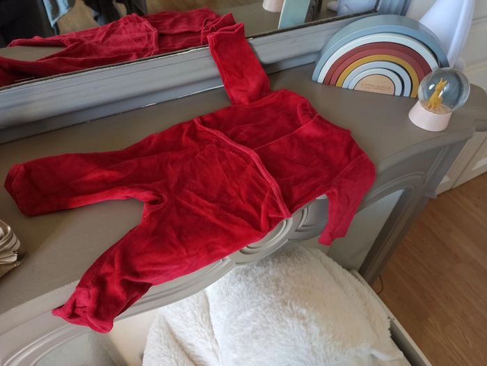 Pyjama rouge 3 mois Kimbaloo - photo numéro 5