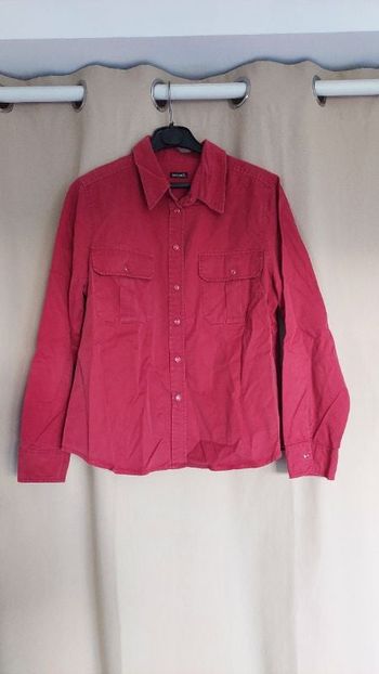 Chemise à manches longues rouge Soft Grey taille M / 38