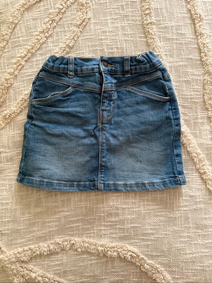 Jupe en jean bleu 6 ans