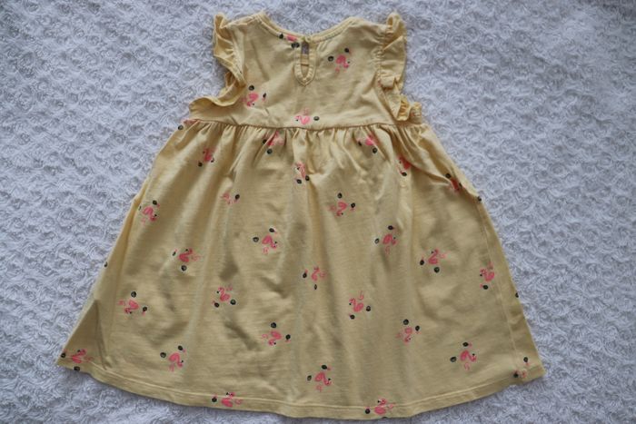 🦋Robe été Flamands roses 24 mois Gémo _ Fille