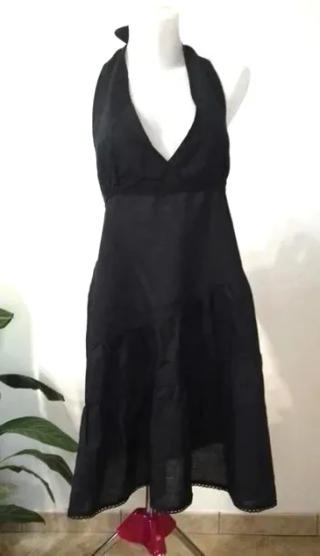 👗robe dos nu vivo modo - mesure dans l'annonce - coton/lin