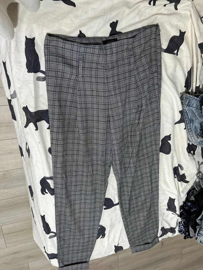 Pantalon à carreaux