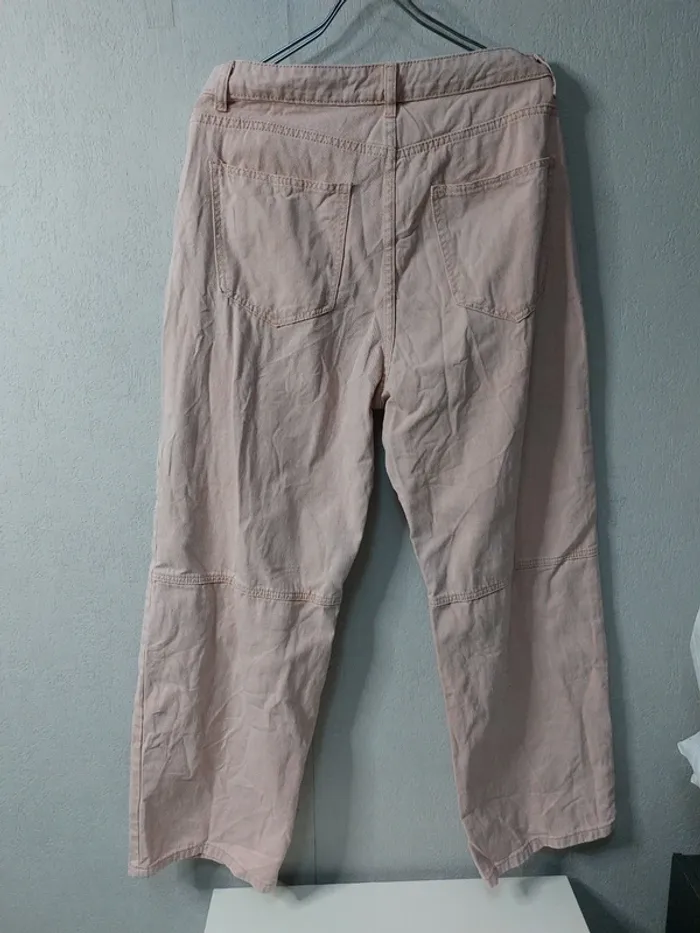 Pantalon jeans abricot " Dazy" - photo numéro 4