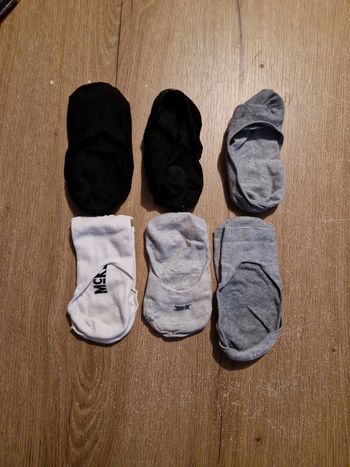 Lot de 6 paires de chaussettes invisible