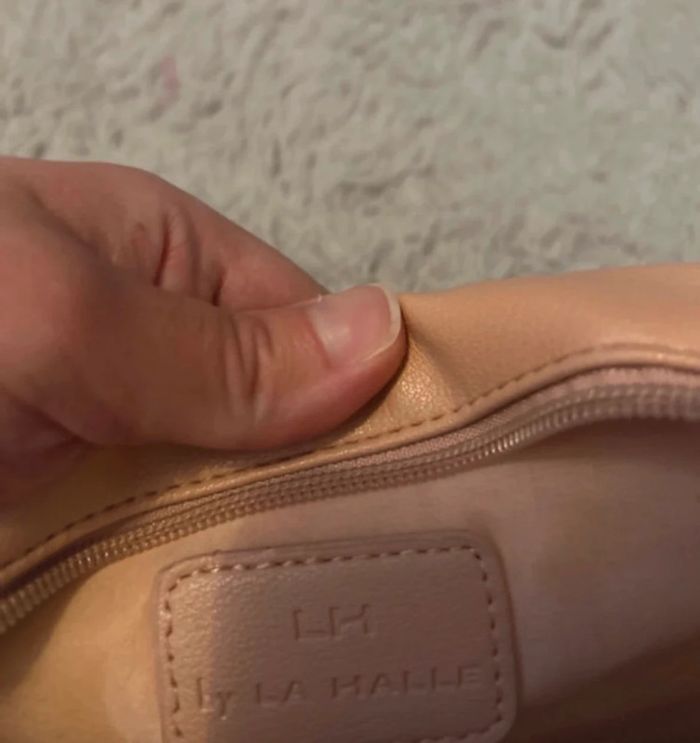 Petit sac bandoulière rose La Halle - photo numéro 4