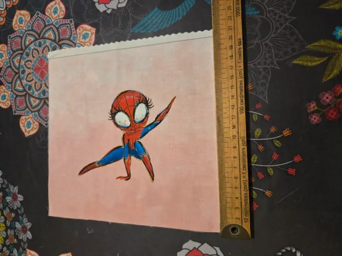 Petit panneau couture spiderman - photo numéro 2