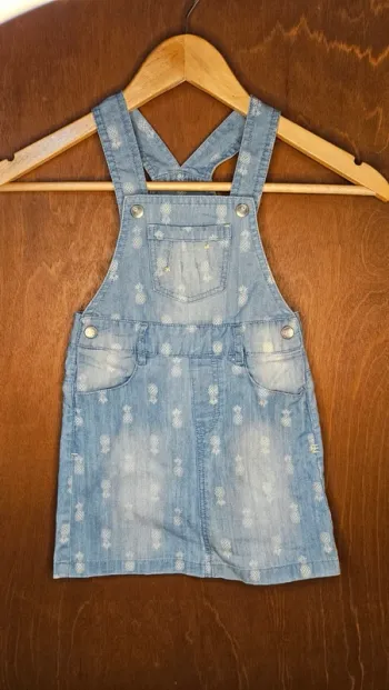 Robe Salopette jean fille 36 mois